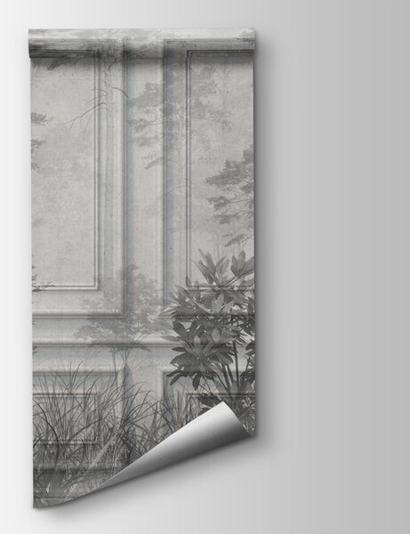 Fototapeta Zeď se stromy a trávou, Lesní fototapety, Populární fototapety, u97209 - Tapeko.co.cz