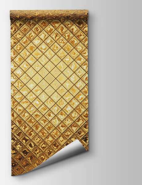 Fototapeta Světelný kovový geometrický vzor, 3D fototapety, Populární fototapety, u23326 - Tapeko.co.cz