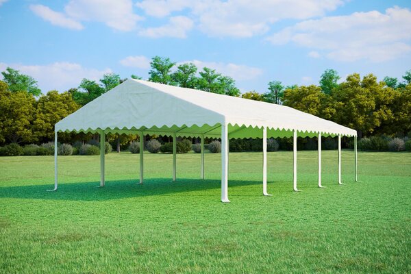 Párty stan 6x10 m STANDARD - ohnivzdorný barva Bílá