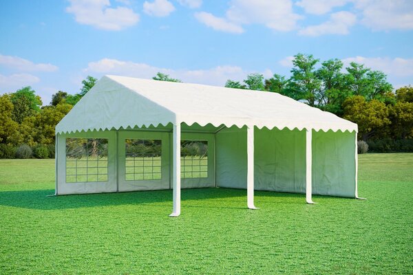 Párty stan 6x6 m STANDARD - ohnivzdorný barva Bílá