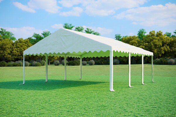 Párty stan 6x6 m STANDARD - ohnivzdorný barva Bílá