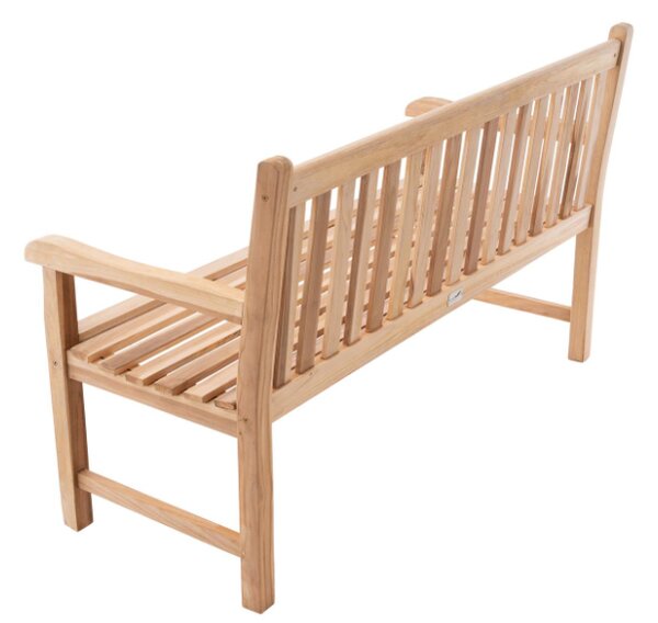 Zahradní lavice masiv DIVERO 3-místná 150 cm