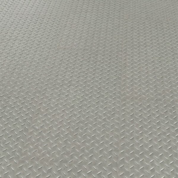 Vinylová podlaha Objectflor Expona Design 9143 Silver Treadplate