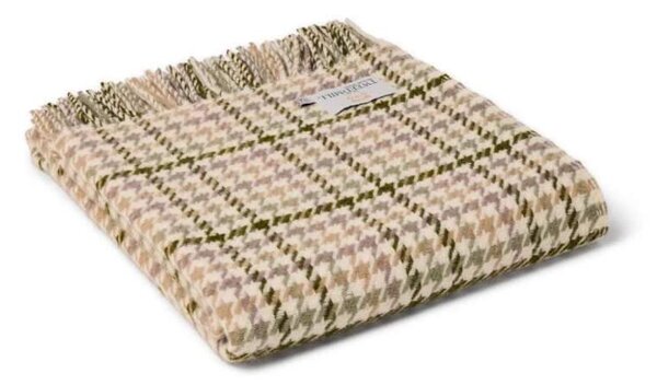 Vlněná deka Houndstooth Shepherd 183 x 150 cm Tweedmill