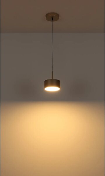Globo 56964H - LED Lustr na lanku RAYMOND LED/12W/230V 3000K pr. 15 cm mosaz