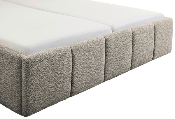 ČALOUNĚNÁ POSTEL, 180/200 cm, šedá Xora - Manželské postele, Online Only