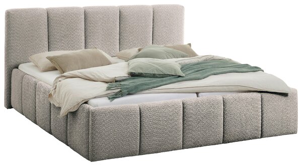 ČALOUNĚNÁ POSTEL, 180/200 cm, šedá Xora - Manželské postele, Online Only
