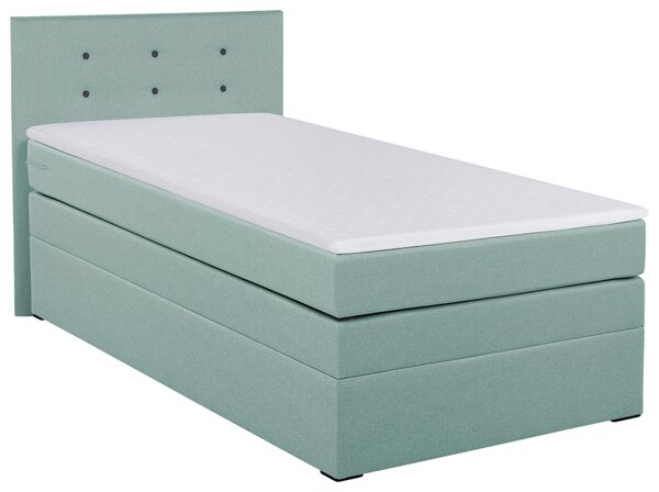 POSTEL BOXSPRING, 90/200 cm, mátově zelená MID.YOU - Postele s úložným prostorem, Online Only