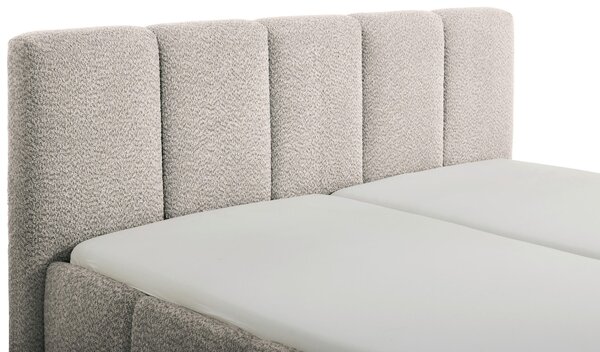 ČALOUNĚNÁ POSTEL, 180/200 cm, šedá Xora - Manželské postele, Online Only