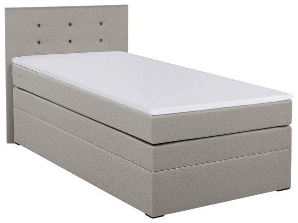 POSTEL BOXSPRING, 90/200 cm, béžová MID.YOU - Postele s úložným prostorem, Online Only