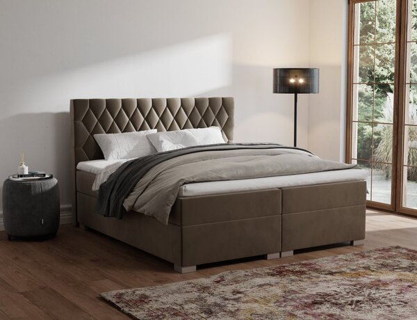 MD Kontinentální Boxspring postel GEMINI 120x200 výběr z barev MANILA_26