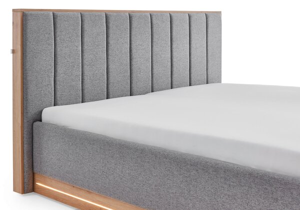 ČALOUNĚNÁ POSTEL, 180/200 cm, šedá Chameo - Manželské postele, Online Only