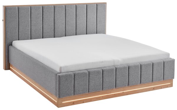 ČALOUNĚNÁ POSTEL, 180/200 cm, šedá Chameo - Manželské postele, Online Only