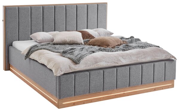ČALOUNĚNÁ POSTEL, 180/200 cm, šedá Chameo - Manželské postele, Online Only