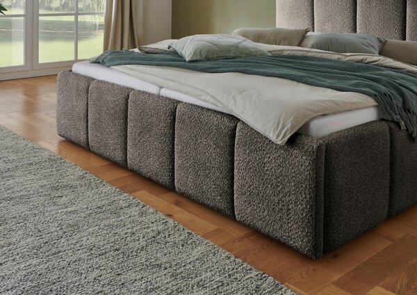 ČALOUNĚNÁ POSTEL, 180/200 cm, antracitová Xora - Manželské postele, Online Only