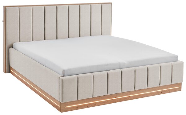 ČALOUNĚNÁ POSTEL, 180/200 cm, béžová Chameo - Manželské postele, Online Only