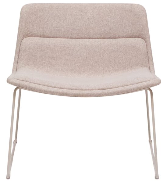 Béžové čalouněné křeslo Kave Home Zahara