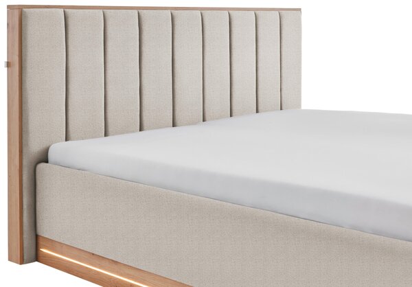 ČALOUNĚNÁ POSTEL, 180/200 cm, béžová Chameo - Manželské postele, Online Only