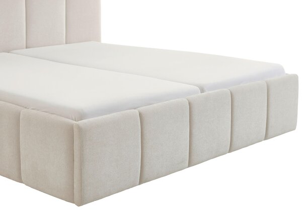 ČALOUNĚNÁ POSTEL, 180/200 cm, béžová Xora - Manželské postele, Online Only