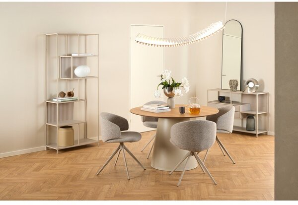 Kulatý jídelní stůl s deskou v dubovém dekoru ø 120 cm Soli – Actona