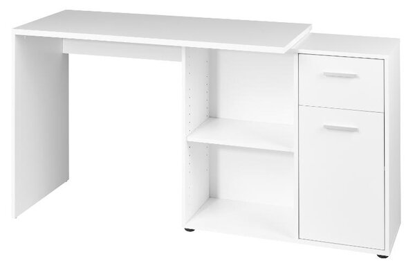 Livarno® Psací stůl se skříňkou, bílá (850000526)