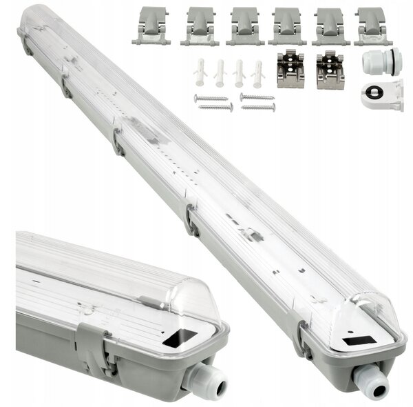 Hermetické LED plechové svítidlo 1x120cm - IP65 BERGE