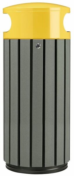 Rossignol SAS Venkovní odpadkový koš Rossignol Zeno Etik 57935, 60 L, žlutý