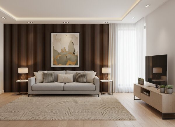 Horve Akustický panel 2700 x 605 mm - dub kouřový