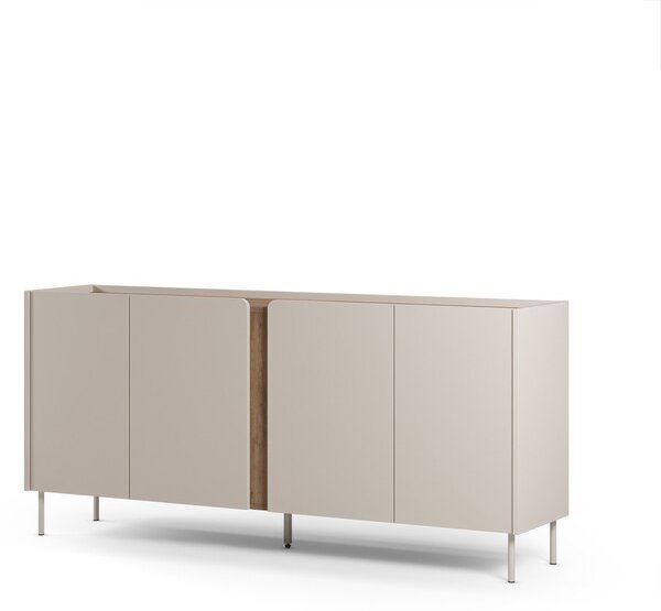 Komoda v dekoru dubu v krémovo-přírodní barvě 180x82x40 cm Lucile – Marckeric
