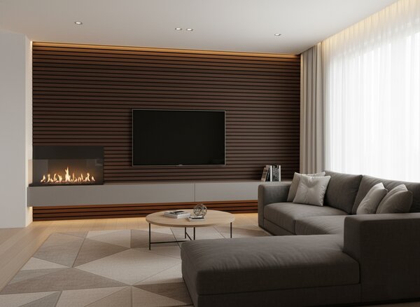 Horve Akustický panel 2700 x 605 mm - dub kouřový
