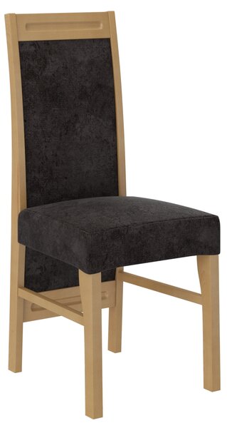 Čalouněná židle do jídelny CADLA 9 - dub craft