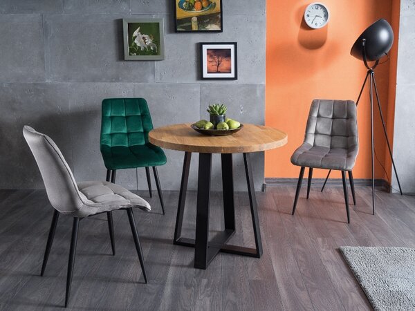 Jídelní židle Charlie (hnědá + černá). Akce -10%