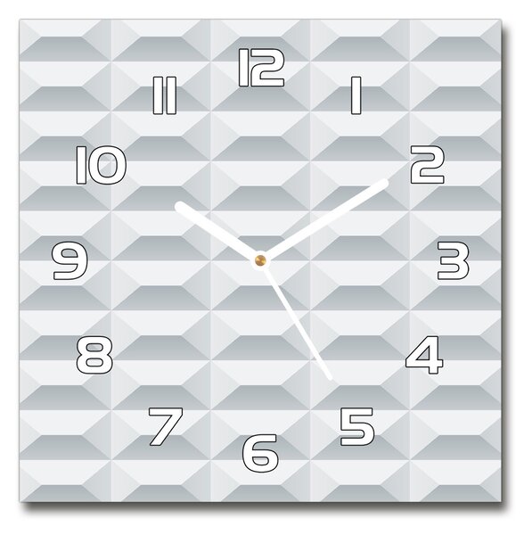 Skleněné hodiny čtverec Geometrické pozadí pl_zsk_30x30_f_73907947