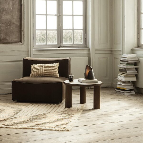 Stolní lampa ferm LIVING, Oyster, stmívatelné, Černá, Obývací pokoj, Hliník, Design
