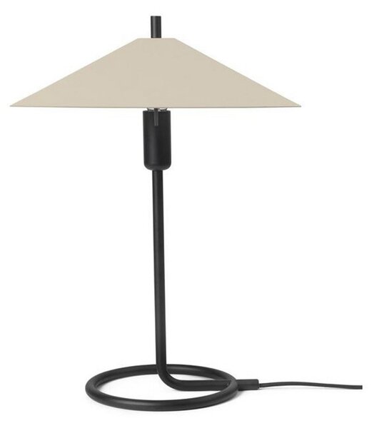 Stolní lampa ferm LIVING, Filo, Černá, Obývací pokoj, Kov, Design