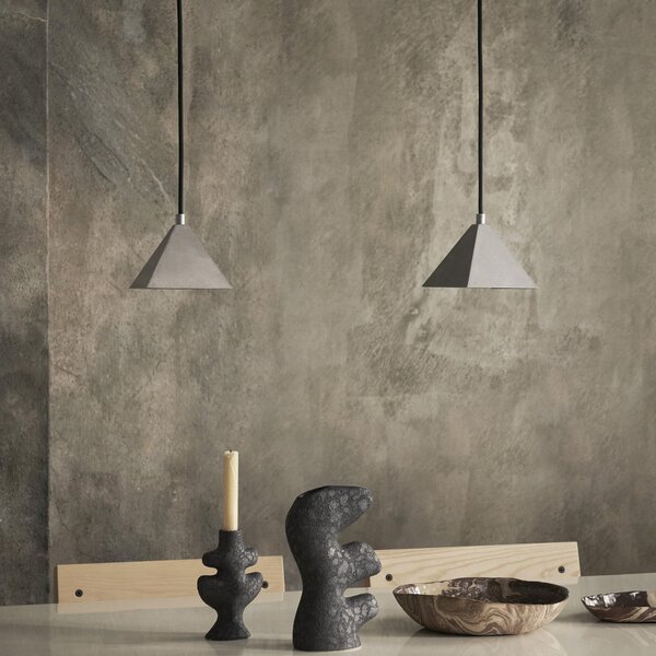 Závěsná svítidlo ferm LIVING, Kare, stmívatelné, Metalická, Obývací pokoj, Nerezová ocel, Design