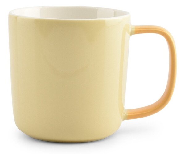 Světle žlutý hrnek z kostního porcelánu 370 ml Mae – ONA
