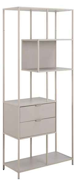 Šedá knihovna 77x185x35 cm Seaford – Actona