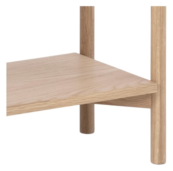 Knihovna v dekoru dubu v přírodní barvě 86x160x30 cm Braidwood – Actona