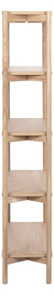 Knihovna v dekoru dubu v přírodní barvě 86x160x30 cm Braidwood – Actona
