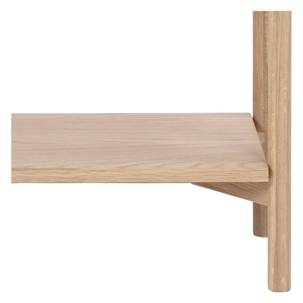 Knihovna v dekoru dubu v přírodní barvě 86x160x30 cm Braidwood – Actona