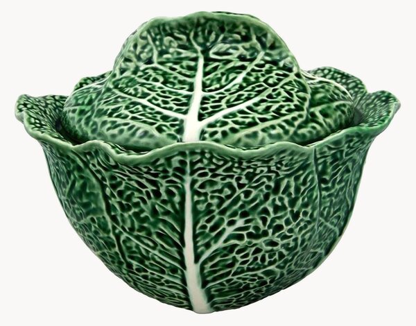 Ručně malovaná servírovací mísa's víčkem Cabbage