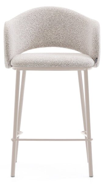 Barová židle slonovinová (výška sedáku 65 cm) Maina – Kave Home