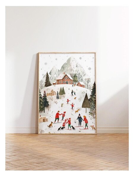 Tištěný obraz s rámem 30x40 cm – Wallity