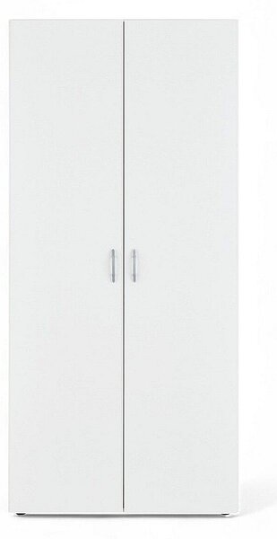 Skříň ABBA 2D šatní, 81cm bílá