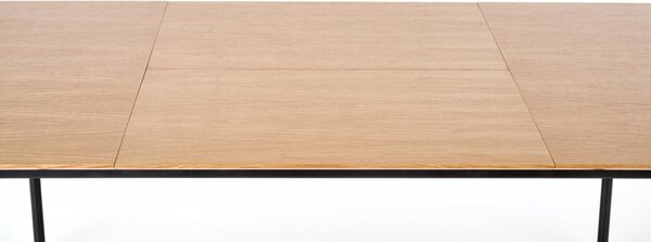 Halmar Rozkládací jídelní stůl SMART 170(250)x100 dub přírodní/černý