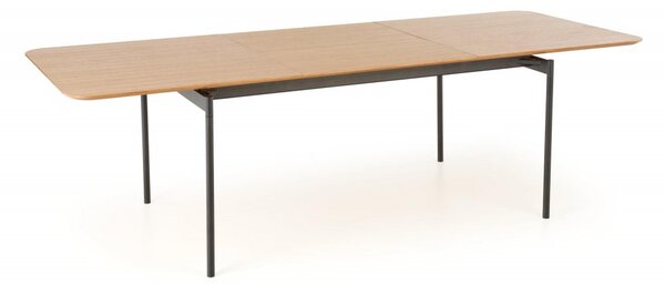 Halmar Rozkládací jídelní stůl SMART 170(250)x100 dub přírodní/černý