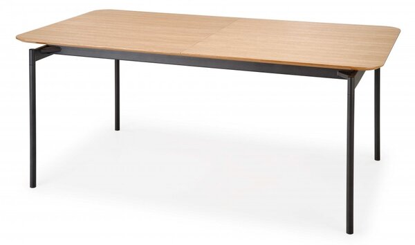 Halmar Rozkládací jídelní stůl SMART 170(250)x100 dub přírodní/černý