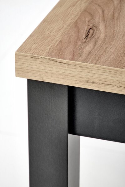 Halmar Rozkládací jídelní stůl TIAGO 90(125)x90 dub craft/černý
