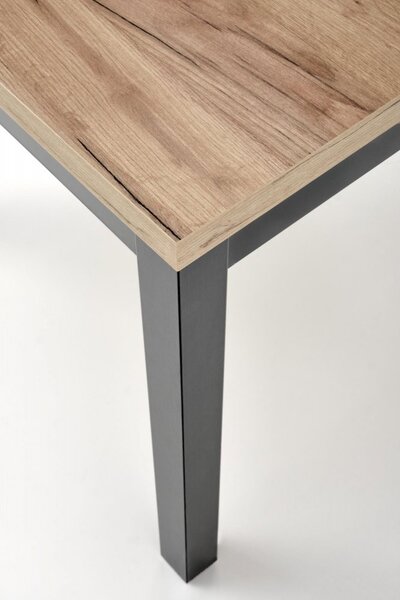 Halmar Rozkládací jídelní stůl TIAGO 90(125)x90 dub craft/černý